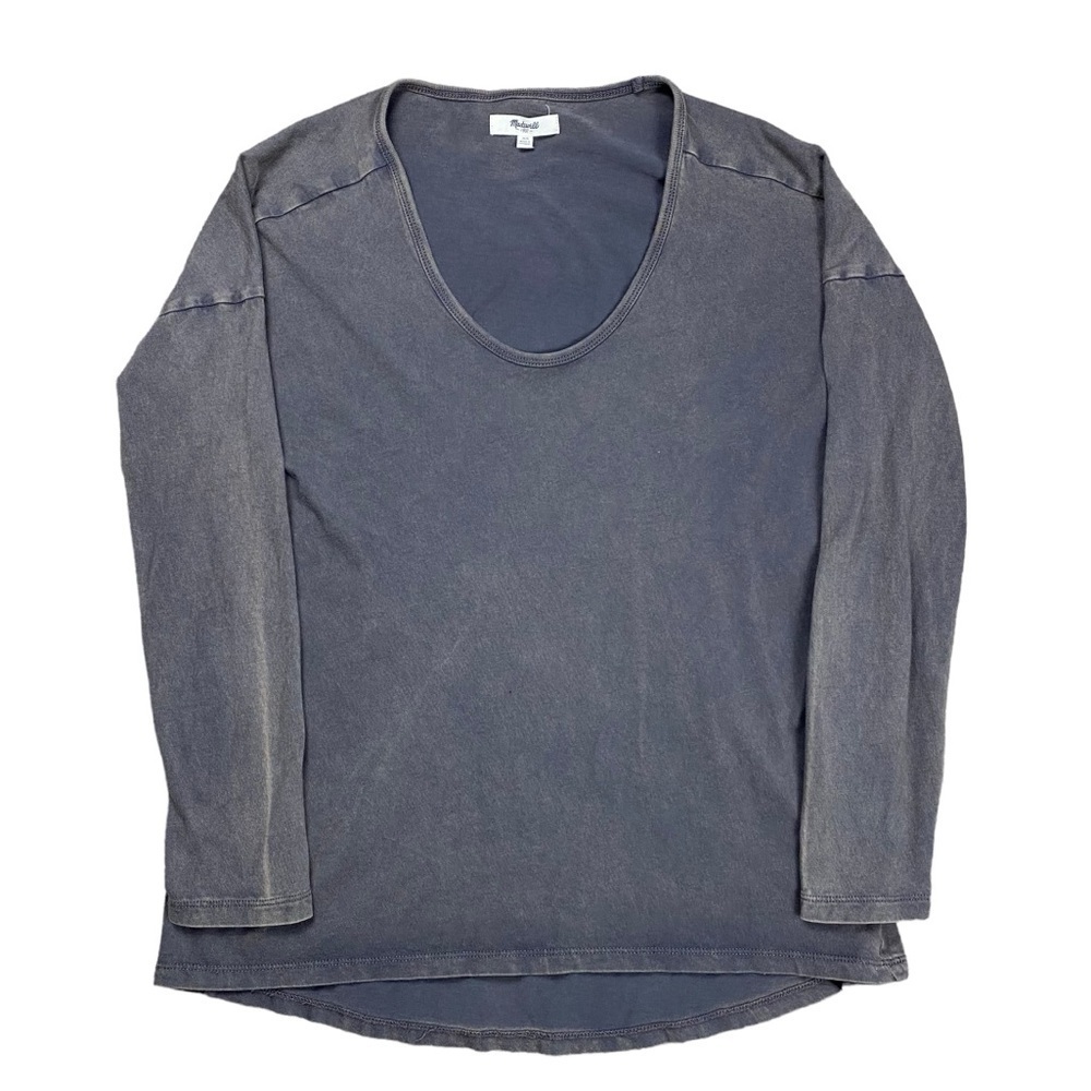 Madewell Quarter Sleeve Cotton Top